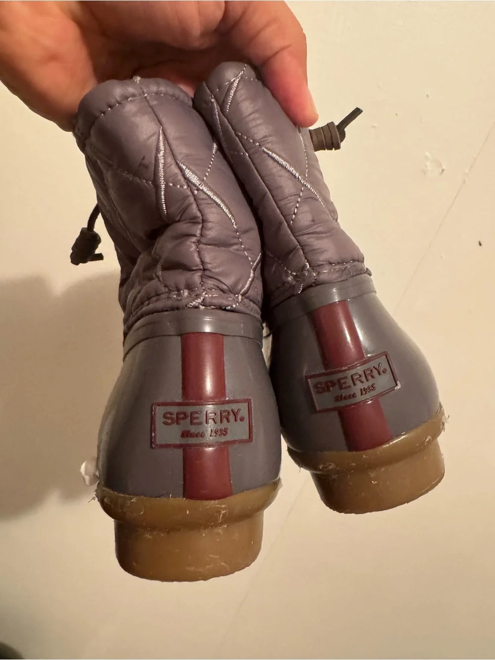Sperry Women's Dark Gray Insulated Duck Boots
